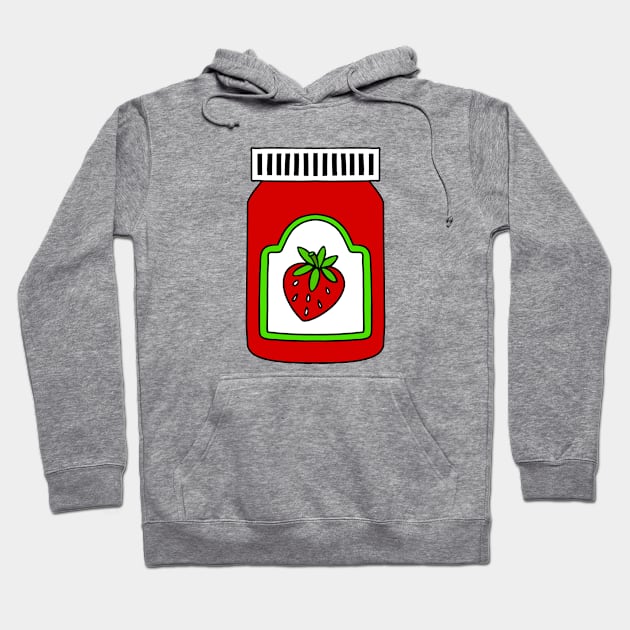 STRAWBERRY Lover Jam Jar Hoodie by SartorisArt1